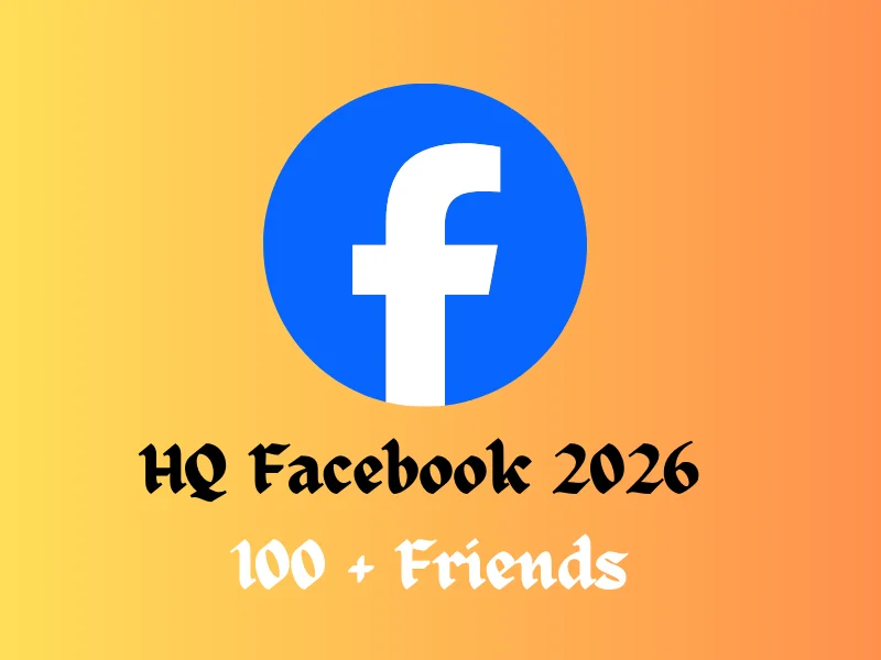 ✅ Facebook 2026 年号 100+ 好友 ✅ 邮箱已验证 ✅ 已设 2FA ✅